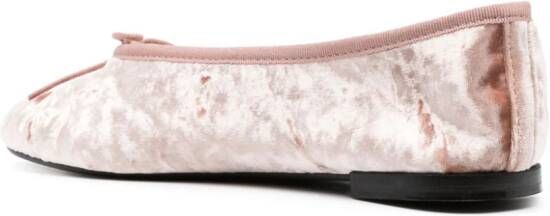 Repetto Fluwelen ballerina's Roze