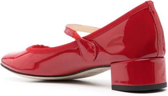 Repetto Lio Mary Jane leren pumps Rood