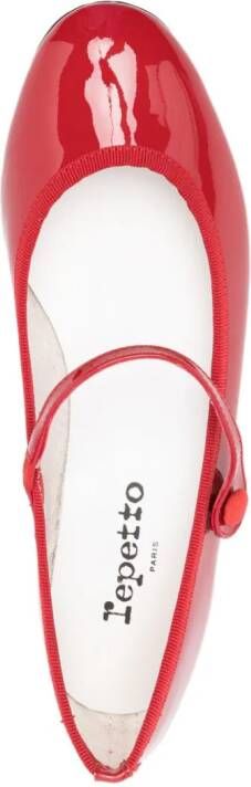 Repetto Lio Mary Jane leren pumps Rood