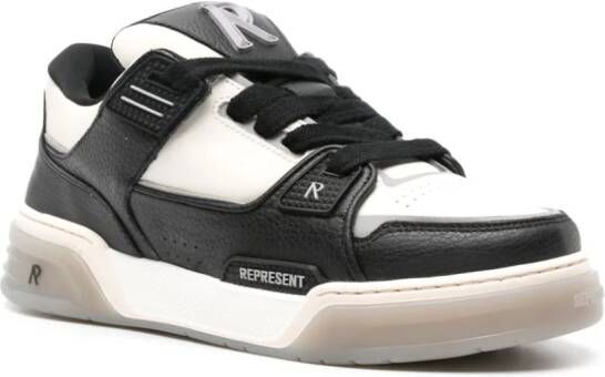 Represent Studio leren sneakers Zwart