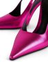 Retrofete Cindy 110 mm slingback pumps Roze - Thumbnail 4