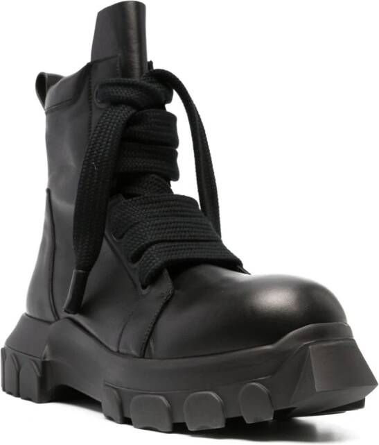 Rick Owens Bozo Tractor laarzen Zwart