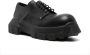 Rick Owens Bozo Tractor leren derby schoenen Zwart - Thumbnail 2