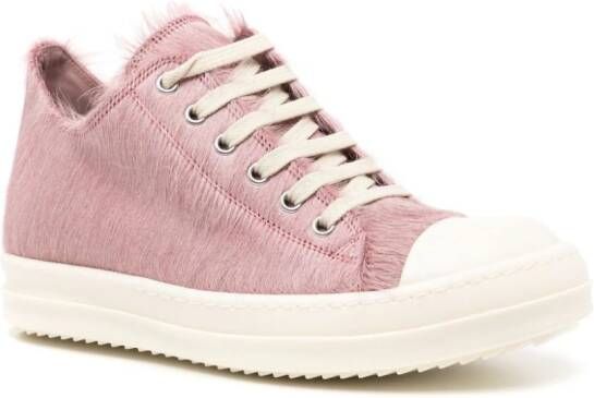 Rick Owens Sneakers met imitatiebont Roze