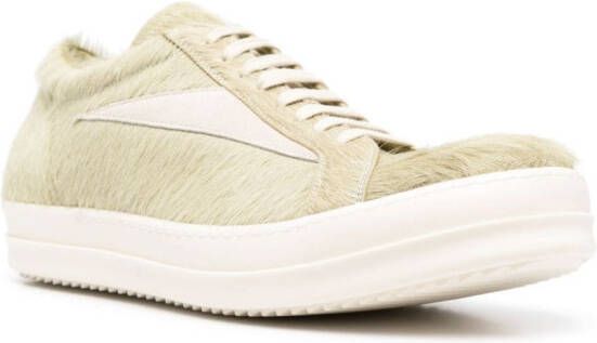 Rick Owens Geruite sneakers Groen