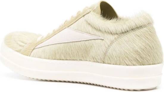 Rick Owens Geruite sneakers Groen