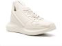 Rick Owens Geth Runner leren sneakers Beige - Thumbnail 2