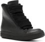 Rick Owens Jumbo leather sneakers Zwart - Thumbnail 2
