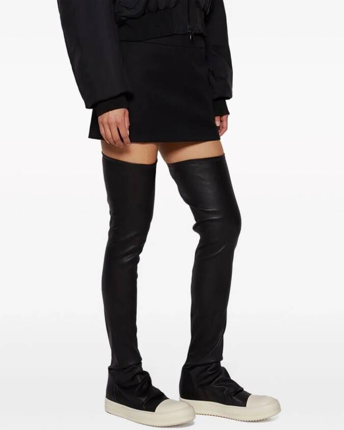 Rick Owens Overknee laarzen Zwart