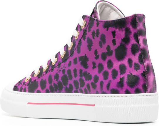 Roberto Cavalli Sneakers met dierenprint Roze