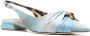 Roberto Cavalli Slingback ballerina's met stippen Blauw - Thumbnail 2