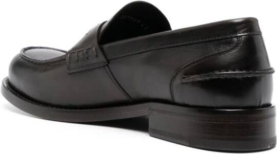 Roberto Cavalli Leren loafers Zwart