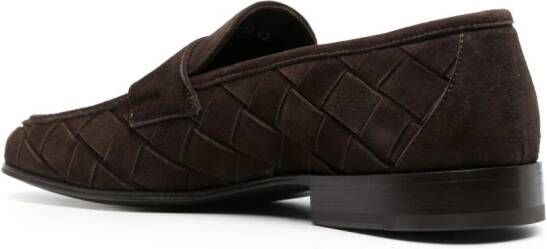 Roberto Cavalli Loafers met logoplakkaat Zwart