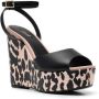 Roberto Cavalli Sandalen met dierenprint Zwart - Thumbnail 2