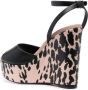 Roberto Cavalli Sandalen met dierenprint Zwart - Thumbnail 3