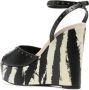 Roberto Cavalli Sandalen met sleehak Zwart - Thumbnail 3