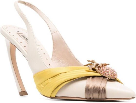 Roberto Cavalli Slingback pumps Beige