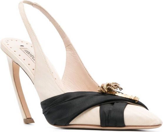 Roberto Cavalli Slingback pumps Beige