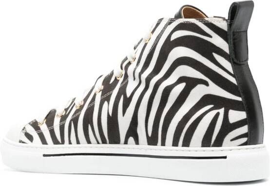 Roberto Cavalli Sneakers met zebraprint Wit