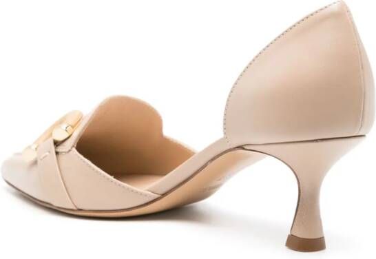 Roberto Festa Agea pumps met gespdetail Beige