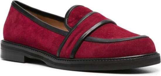 Roberto Festa Every leren loafers Rood