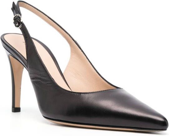 Roberto Festa Lavinia lakleren slingback pumps Zwart