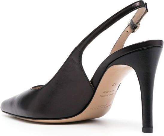 Roberto Festa Lavinia lakleren slingback pumps Zwart