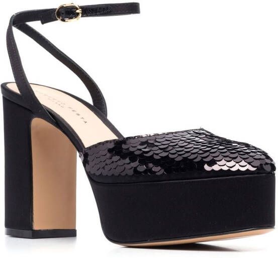 Roberto Festa Pumps met pailletten Zwart