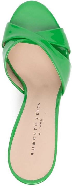 Roberto Festa Slip-on sandalen Groen