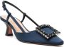 Roberto Festa Stefi 50 satijnen pumps Blauw - Thumbnail 2