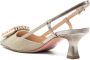 Roberto Festa Stefy 50mm geweven raffia pumps Bruin - Thumbnail 3