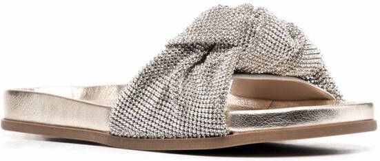 Rodo Sandalen met geknoopt detail Goud