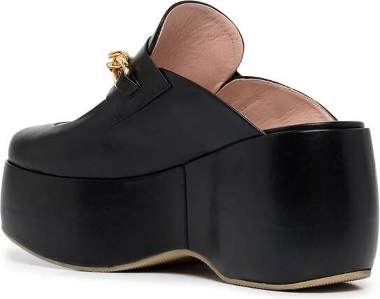 Rosetta Getty Loafers met plateauzool Zwart