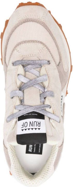 RUN OF St. Germain suède sneakers Beige