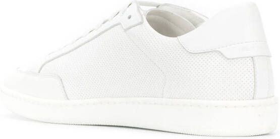 Saint Laurent Court Classic SL 10 leren sneakers Wit