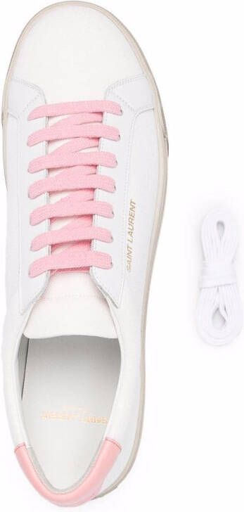 Saint Laurent Andy low-top sneakers Wit