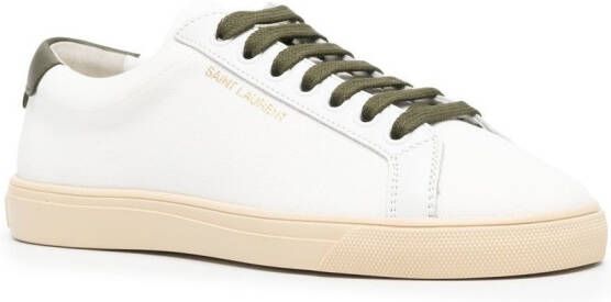 Saint Laurent Andy low-top sneakers Wit