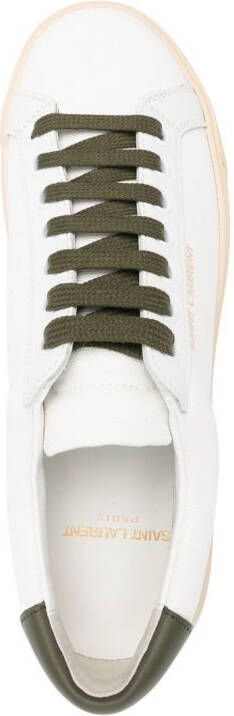 Saint Laurent Andy low-top sneakers Wit