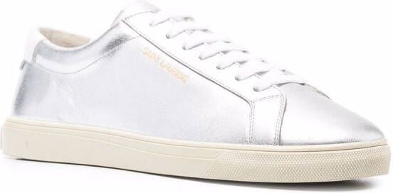 Saint Laurent Andy sneakers Zilver