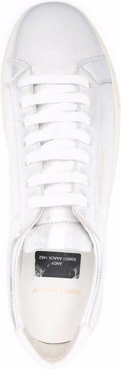 Saint Laurent Andy sneakers Zilver