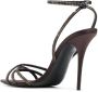 Saint Laurent Ava 105 verfraaide sandalen Bruin - Thumbnail 3