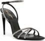 Saint Laurent Ava sandalen verfraaid met stras Zwart - Thumbnail 2