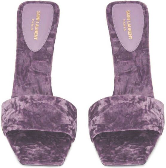 Saint Laurent Baliqua sandalen Paars