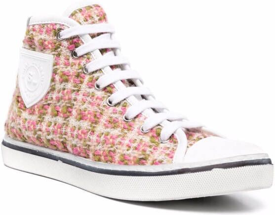 Saint Laurent Bedford high-top sneakers Roze