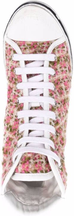 Saint Laurent Bedford high-top sneakers Roze