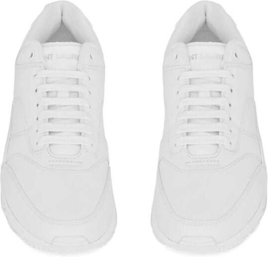 Saint Laurent Bump leren sneakers Wit