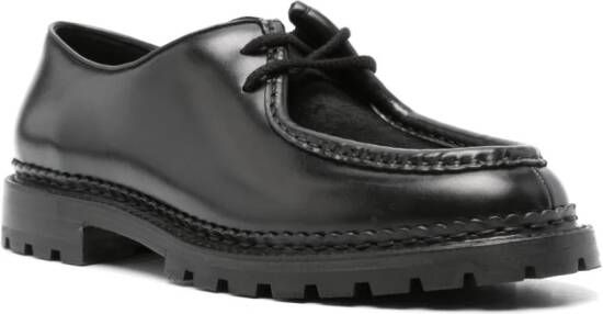 Saint Laurent Cruise leren Oxford schoenen Zwart