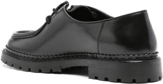 Saint Laurent Cruise leren Oxford schoenen Zwart