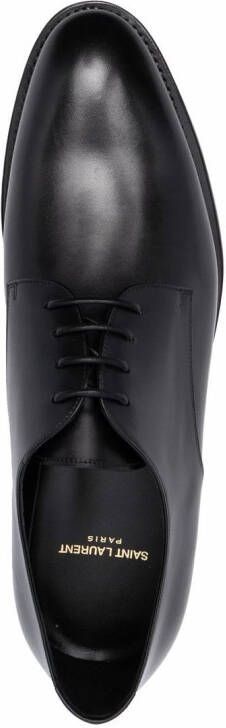 Saint Laurent Derby schoenen Zwart