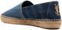 Saint Laurent Espadrilles met geborduurd logo Blauw - Thumbnail 3